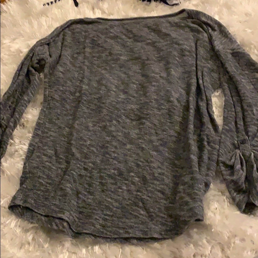 long sleeve buttoned top